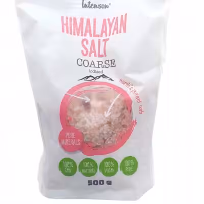INTENSON Sól himalajska jodowana gruba, 500 g