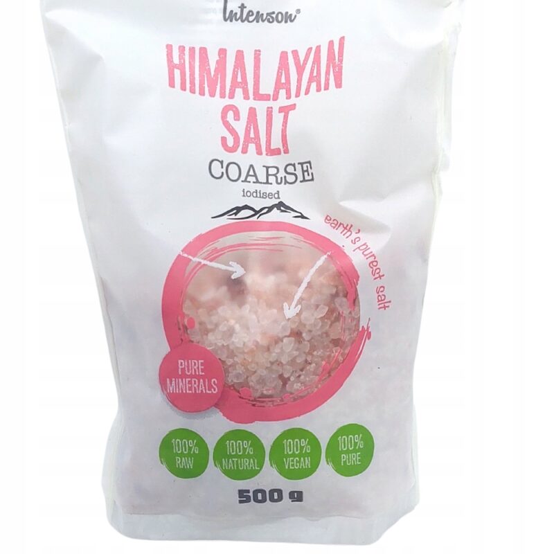INTENSON Sól himalajska jodowana gruba, 500 g