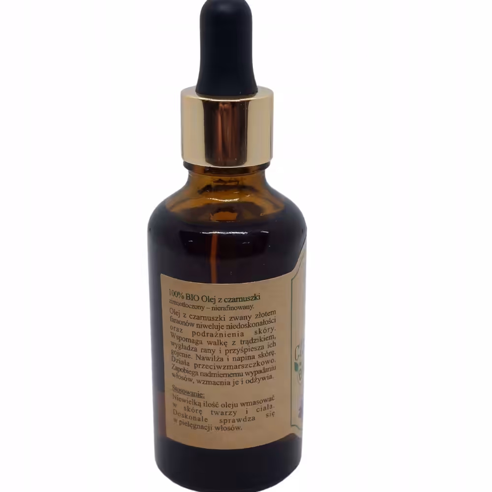 BioOlja 50 ml BIO olej z czarnuszki nierafinowany Zimnotłoczony - obrazek 3