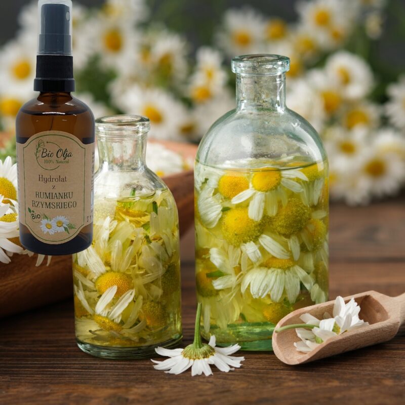 BioOlja HYDROLAT z rumianku rzymskiego BIO 100 ml - obrazek 3