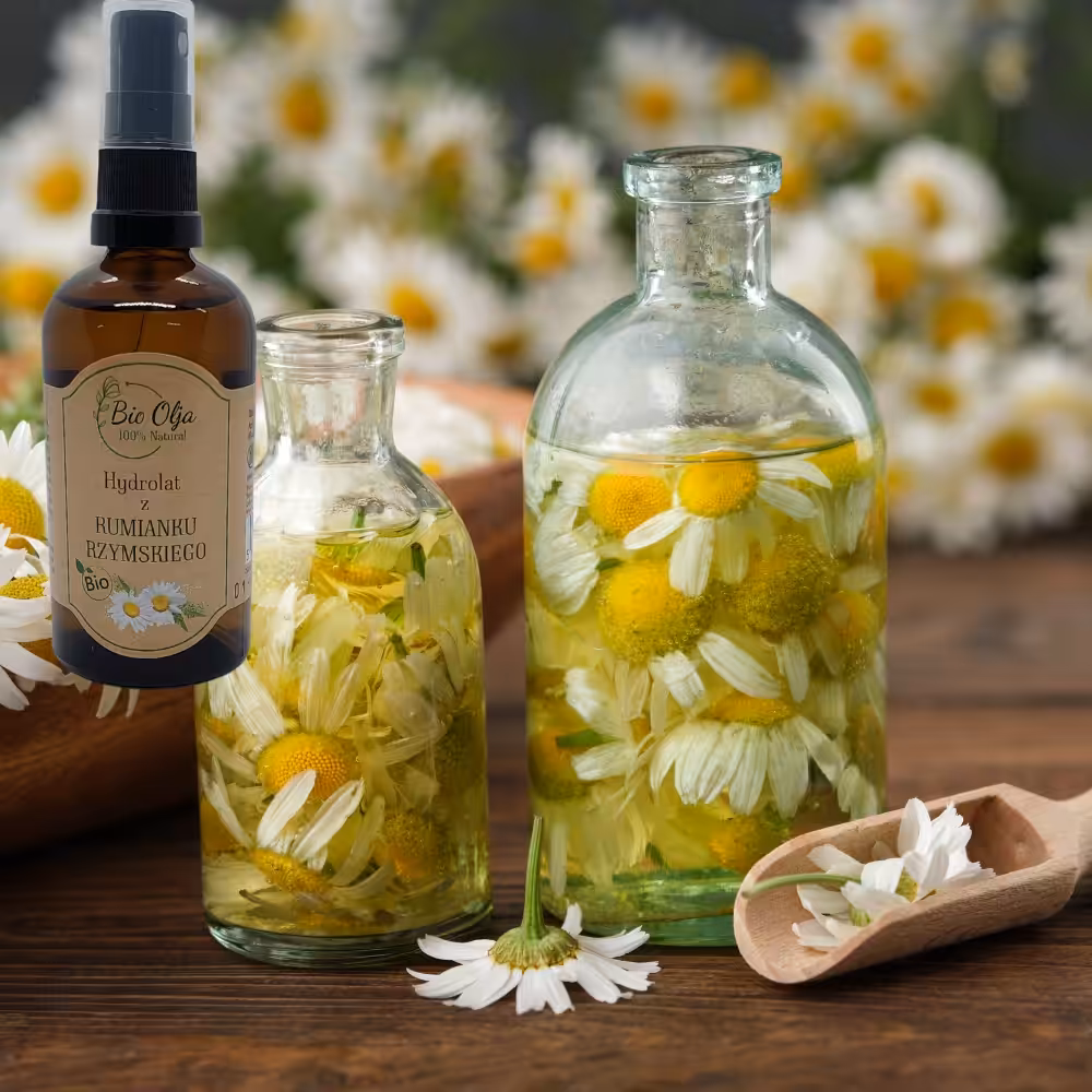 BioOlja HYDROLAT z rumianku rzymskiego BIO 100 ml - obrazek 3