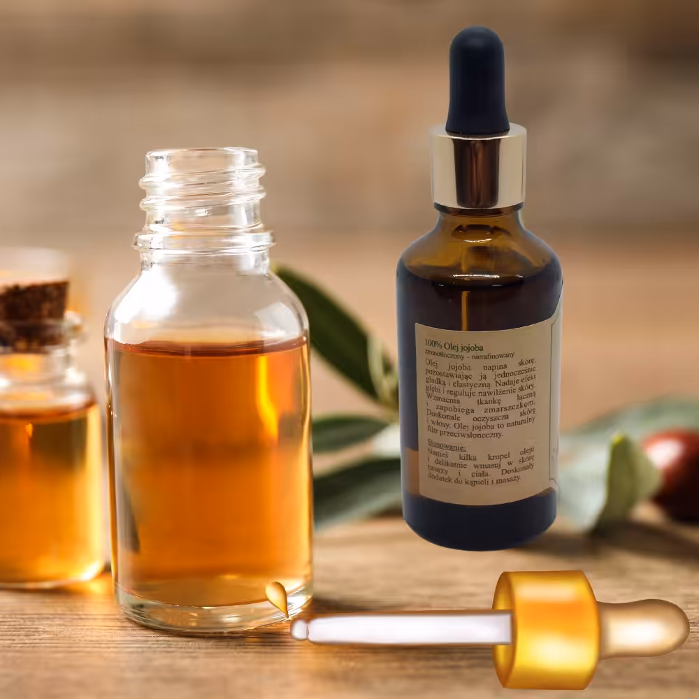 BioOlja Olejek jojoba 50ml Naturalny olejek do twarzy i włosów - obrazek 4