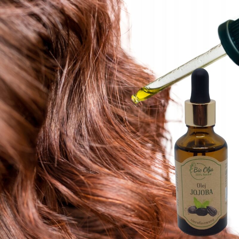 BioOlja Olejek jojoba 50ml Naturalny olejek do twarzy i włosów - obrazek 2