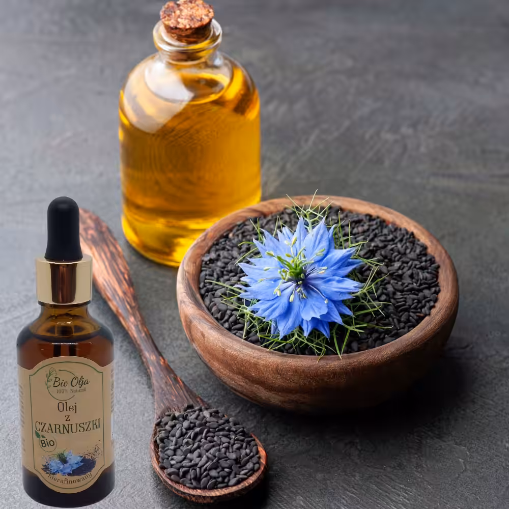 BioOlja 50 ml BIO olej z czarnuszki nierafinowany Zimnotłoczony - obrazek 2