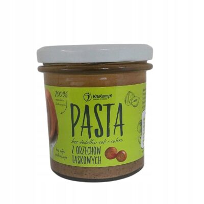 KruKam Pasta z orzechów laskowych 300 g Naturalna