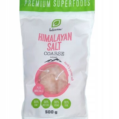 INTENSON Sól himalajska jodowana drobna, 500 g