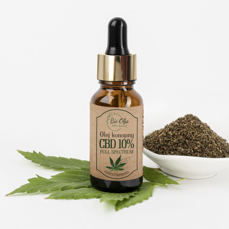 BIOOLJA Olej Konopny CBD 10% Full Spectrum Olejek konopny CBD - obrazek 2