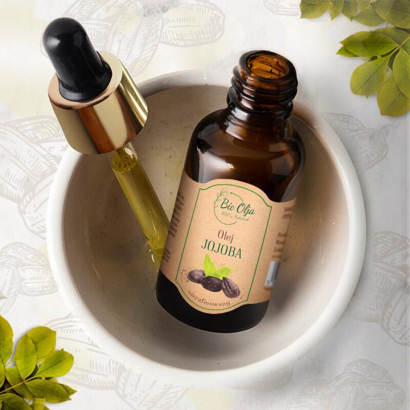 BioOlja Olejek jojoba 50ml Naturalny olejek do twarzy i włosów - obrazek 3