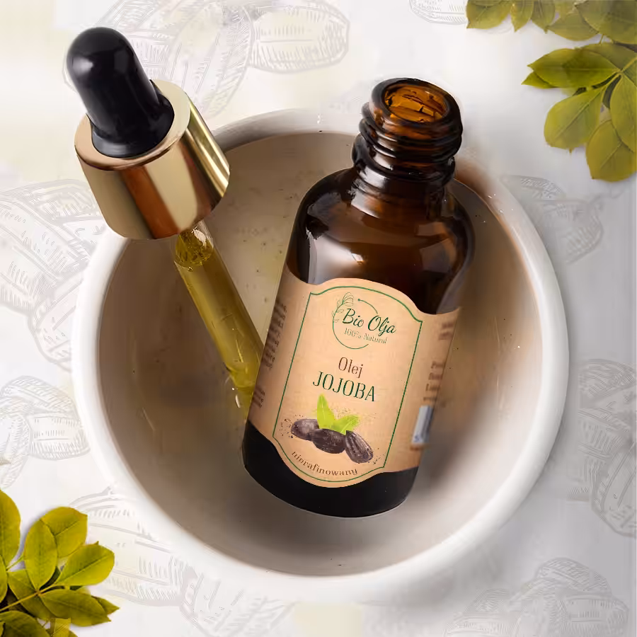 BioOlja Olejek jojoba 50ml Naturalny olejek do twarzy i włosów - obrazek 3