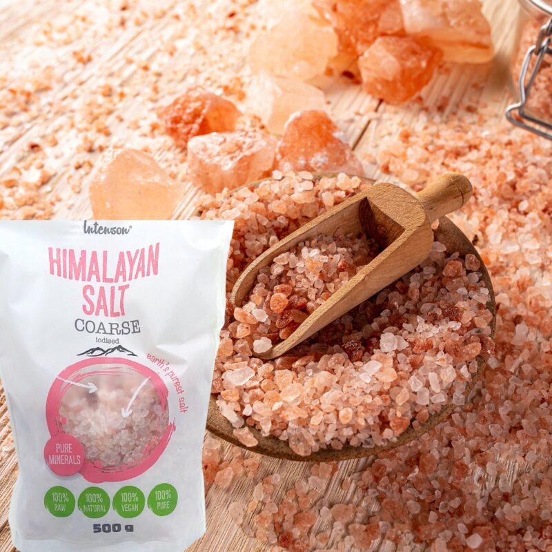 INTENSON Sól himalajska jodowana gruba, 500 g - obrazek 3