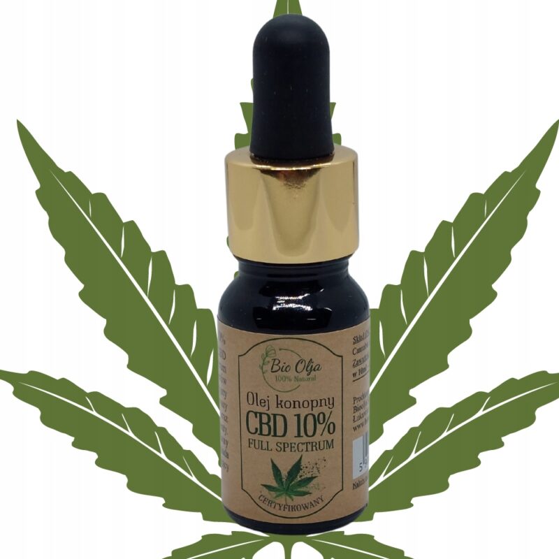 BIOOLJA Olej Konopny CBD 10% Full Spectrum Olejek konopny CBD