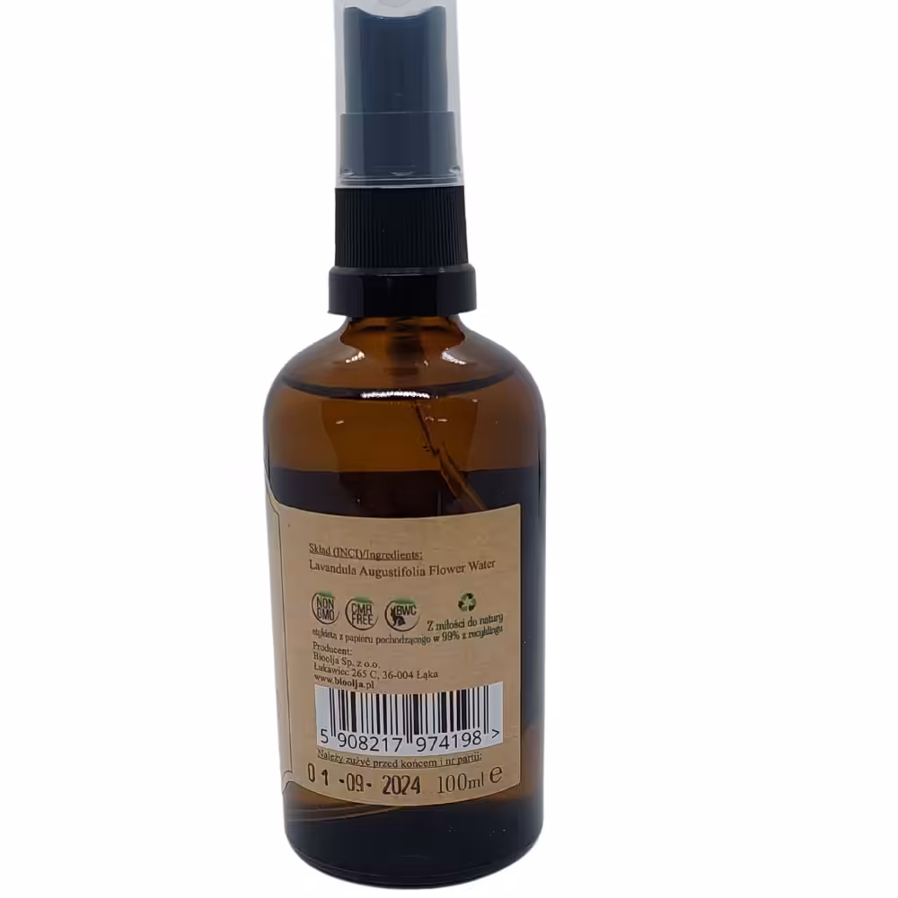 BioOlja Hydrolat Lawendowy 100ml do twarzy - obrazek 5