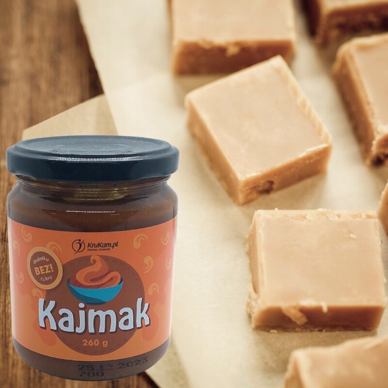Krukam masa krówkowa kajmak BEZ CUKRU masa kajmak bez cukru 260g - obrazek 5