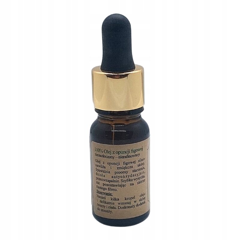 Olej z opuncji figowej 10ml BioOlja 100% CZYSTY Eliksir młodości - obrazek 5