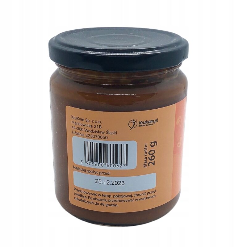 Krukam masa krówkowa kajmak BEZ CUKRU masa kajmak bez cukru 260g - obrazek 4