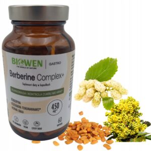 Biowen Berberine Complex+ 510 mg, berberyna 97% | kapsułki, 60 szt.