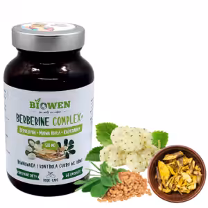 Biowen Berberine Complex+ 510 mg z kozieradką i morwą białą – 60 kapsułek