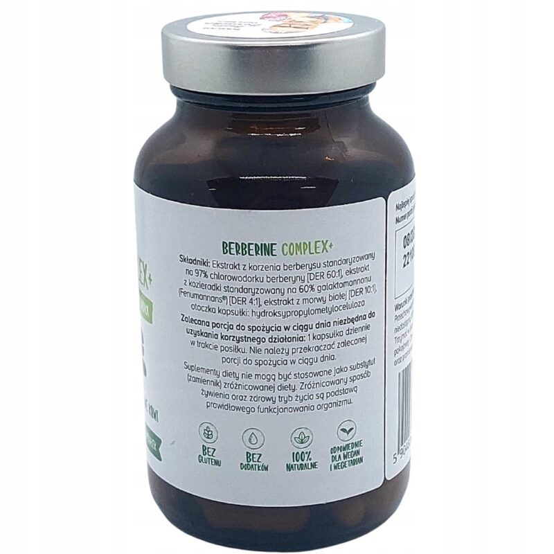 Biowen Berberine Complex+ 510 mg Naturalne wsparcie w kontroli cukru - obrazek 3