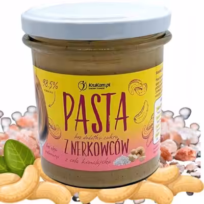 Krukam Pasta z orzechów nerkowca z solą himalajską