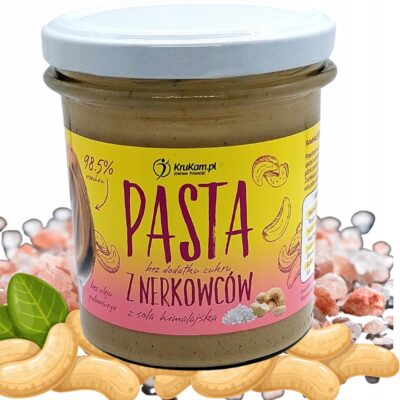 Krukam Pasta z orzechów nerkowca z solą himalajską