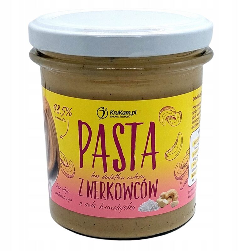 Krukam Pasta z orzechów nerkowca z solą himalajską - obrazek 9