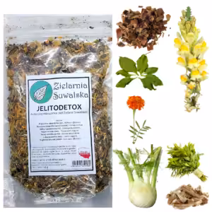 Zielarnia Suwalska Jelitodetox – Mieszanka ziół wspierająca naturalne procesy trawienne 150g