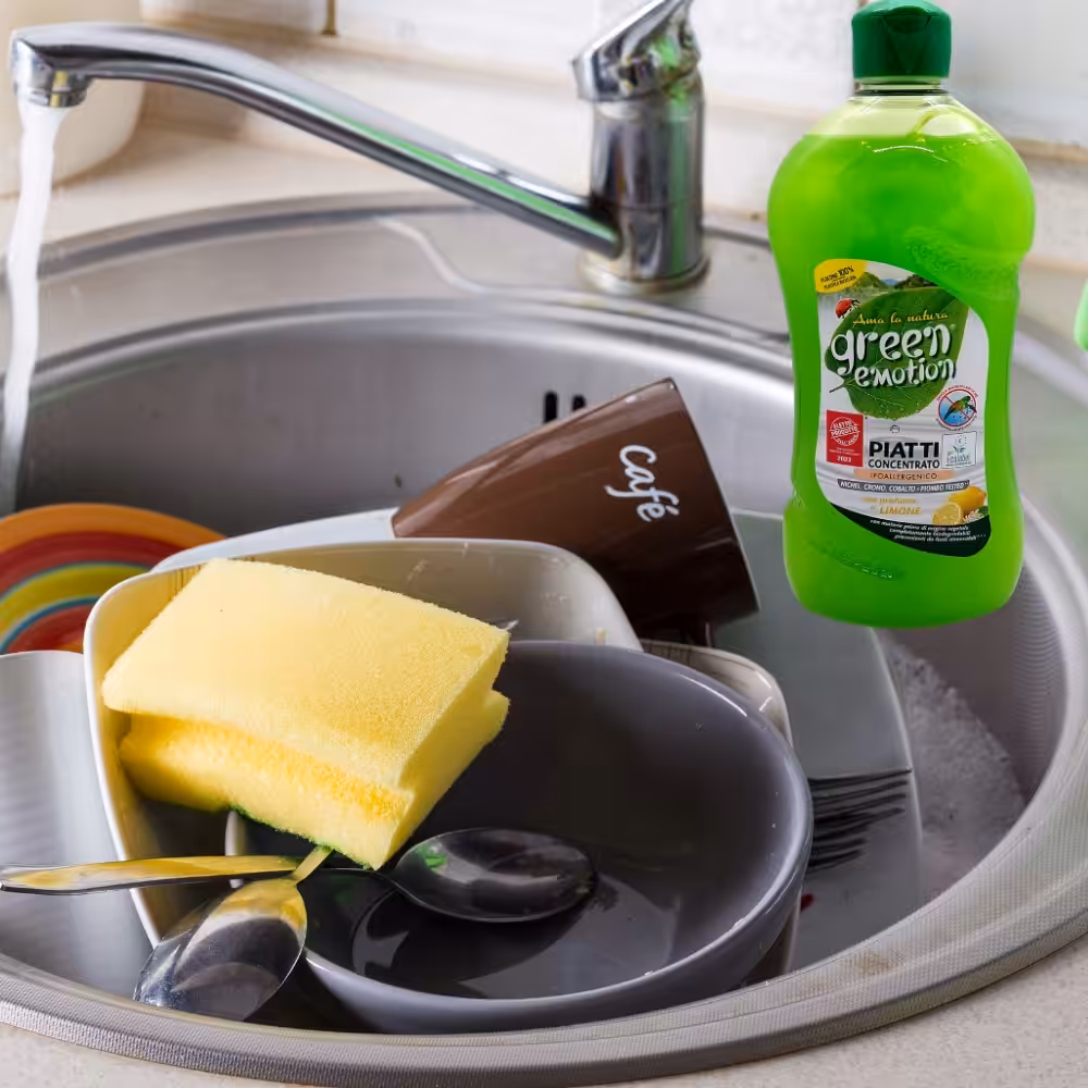 Płyn do mycia naczyń Green Emotion CYTRYNA 0,5 l Hipoalergiczny - obrazek 2