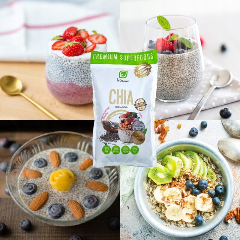 Nasiona chia Intenson 250 g Szałwia Hiszpańska Superfoods - Odchudzanie - obrazek 2