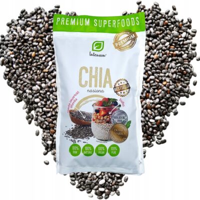 Nasiona chia Intenson 250 g Szałwia Hiszpańska Superfoods - Odchudzanie