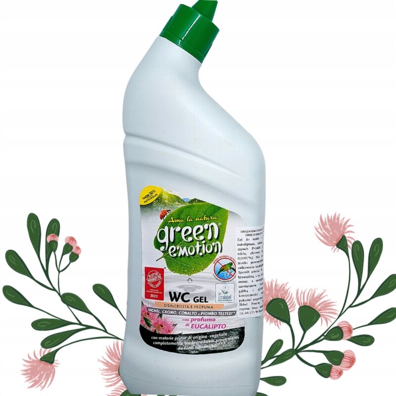 Żel do WC Green Emotion 0,75l czyszczenie i od kamienienie toalet EKO