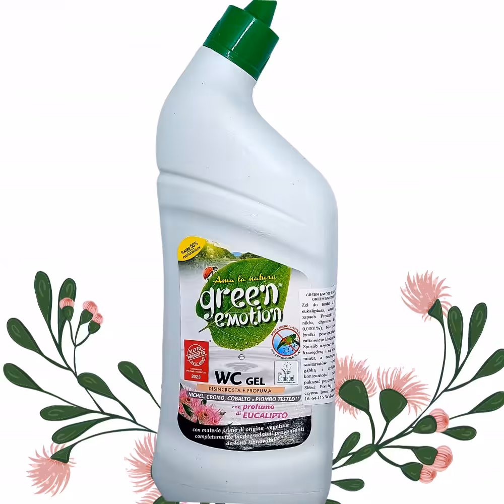 Żel do WC Green Emotion 0,75l czyszczenie i od kamienienie toalet EKO