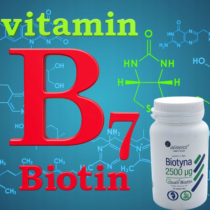 Aliness Biotyna 2500 mcg QualiBiotin tabletki 120 szt Piękne włosy - obrazek 4