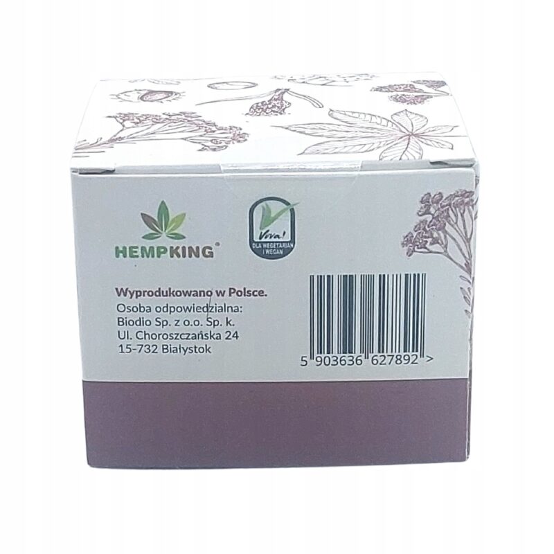 Hemp king Varicare maść na naczynka 60 ml z Kocanką Włoską - obrazek 4