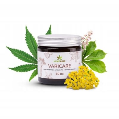 Hemp king Varicare maść na naczynka 60 ml z Kocanką Włoską
