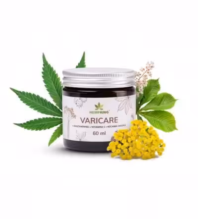 Hemp king Varicare maść na naczynka 60 ml z Kocanką Włoską