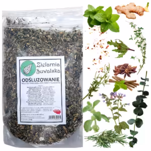Zielarnia Suwalska – Autorska Mieszanka Ziół na Odśluzowanie 250g