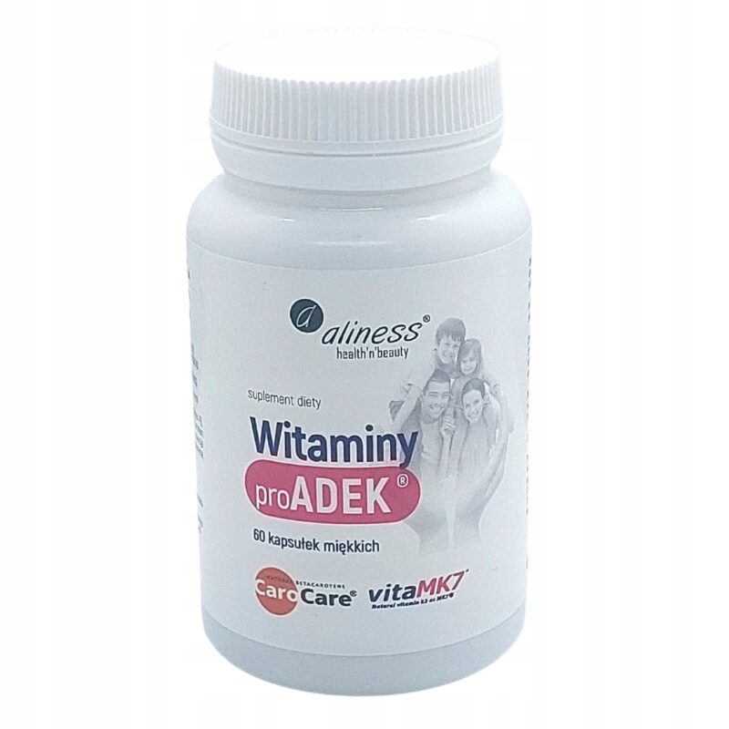Aliness ProADEK® Complex 60 kapsułek – Naturalne wsparcie zdrowych kości, odporności i skóry