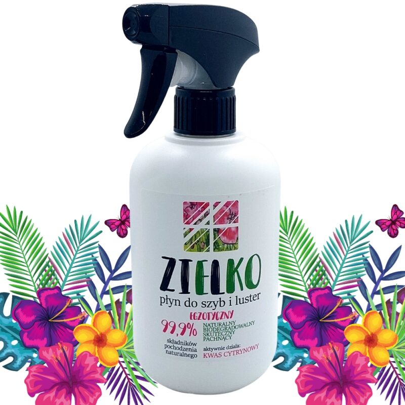 ZIELKO Płyn do szyb i luster egzotyczny NATURALNY - Biodegradowalny
