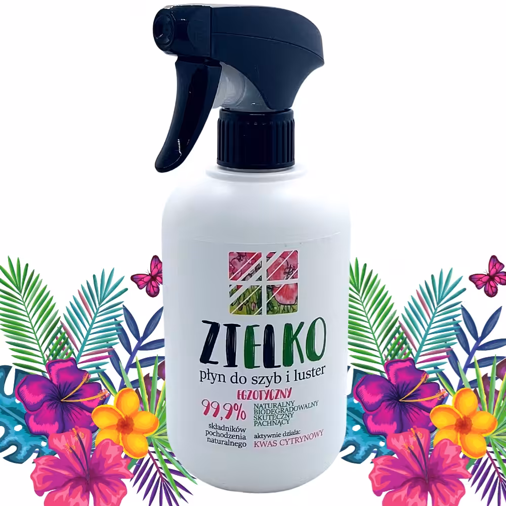 ZIELKO Płyn do szyb i luster egzotyczny NATURALNY - Biodegradowalny