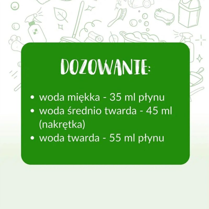 Zielko płyn do prania tkanin czarnych i ciemnych 1l Granat & Imbir - obrazek 5