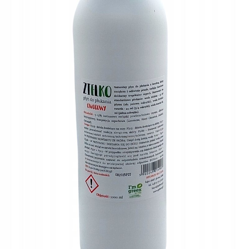 ZIELKO Płyn do płukania owocowy z lanoliną 1l - Naturalny - obrazek 8