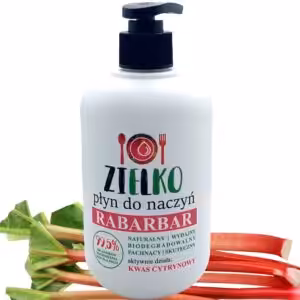 Płyn do mycia naczyń Zielko RABARBAR 0,5 l – Naturalny i skuteczny