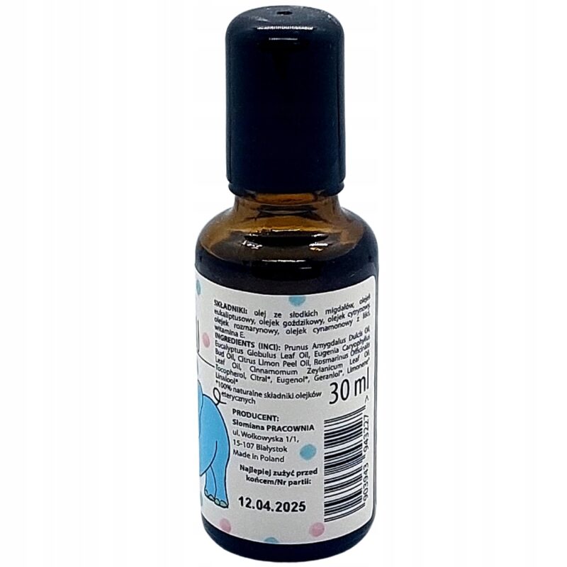 Naturalny Olejek na katar przeziębienie SIO GILU Dla Dzieci od 1 roku, 30ml - obrazek 7