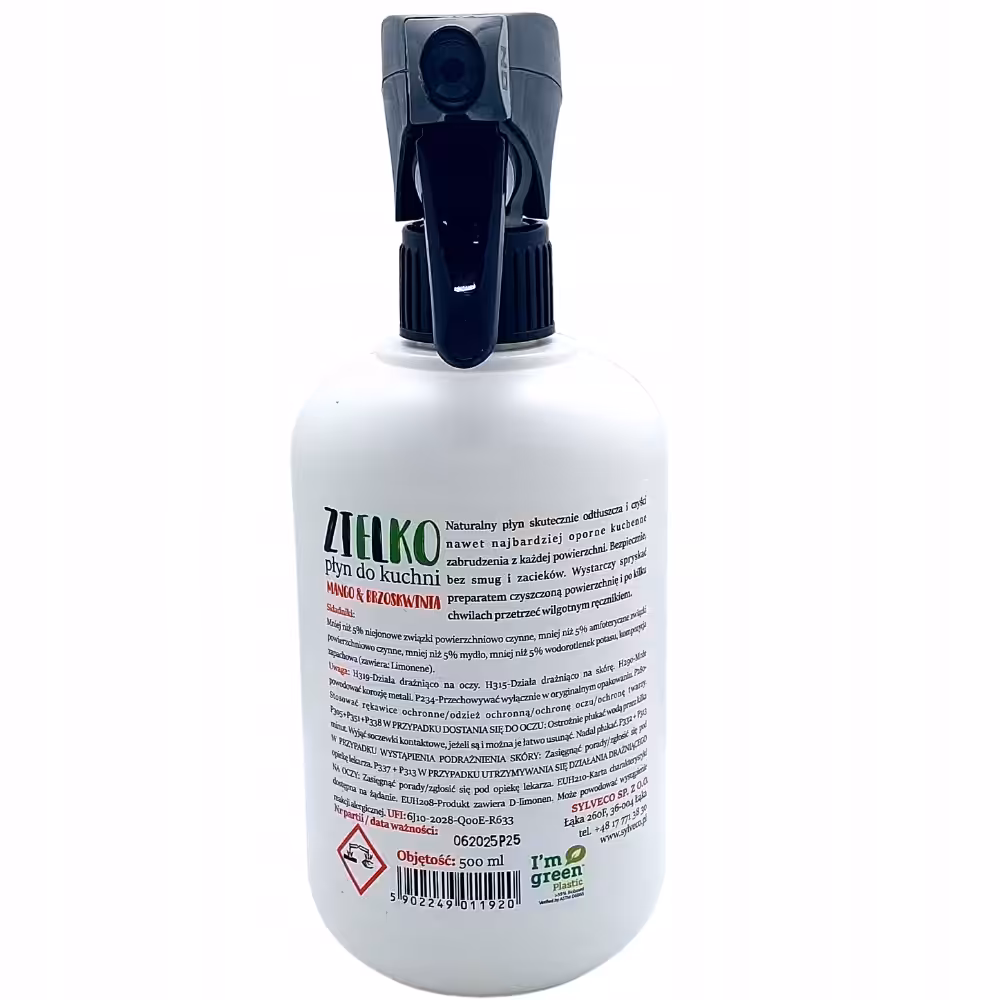ZIELKO Płyn do kuchni Naturalny Uniwersalny MANGO & BRZOSKWINIA - obrazek 8
