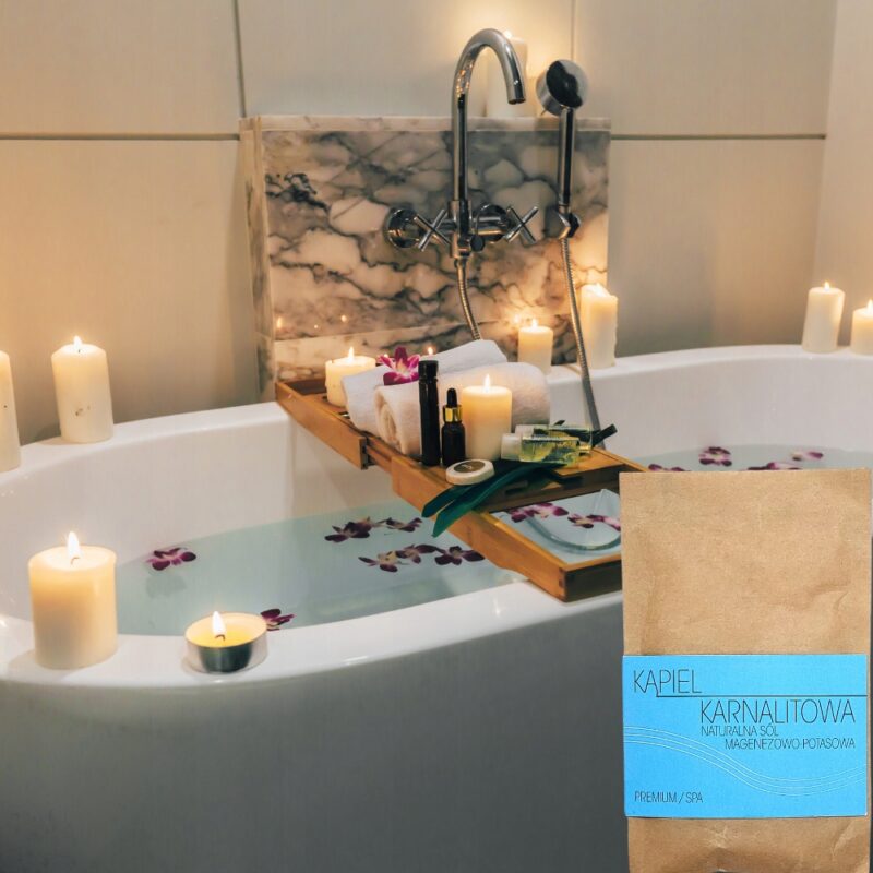 Sól karnalitowa z Morza Martwego Naturalna 60g Sól magnezowo potasowa SPA - obrazek 9