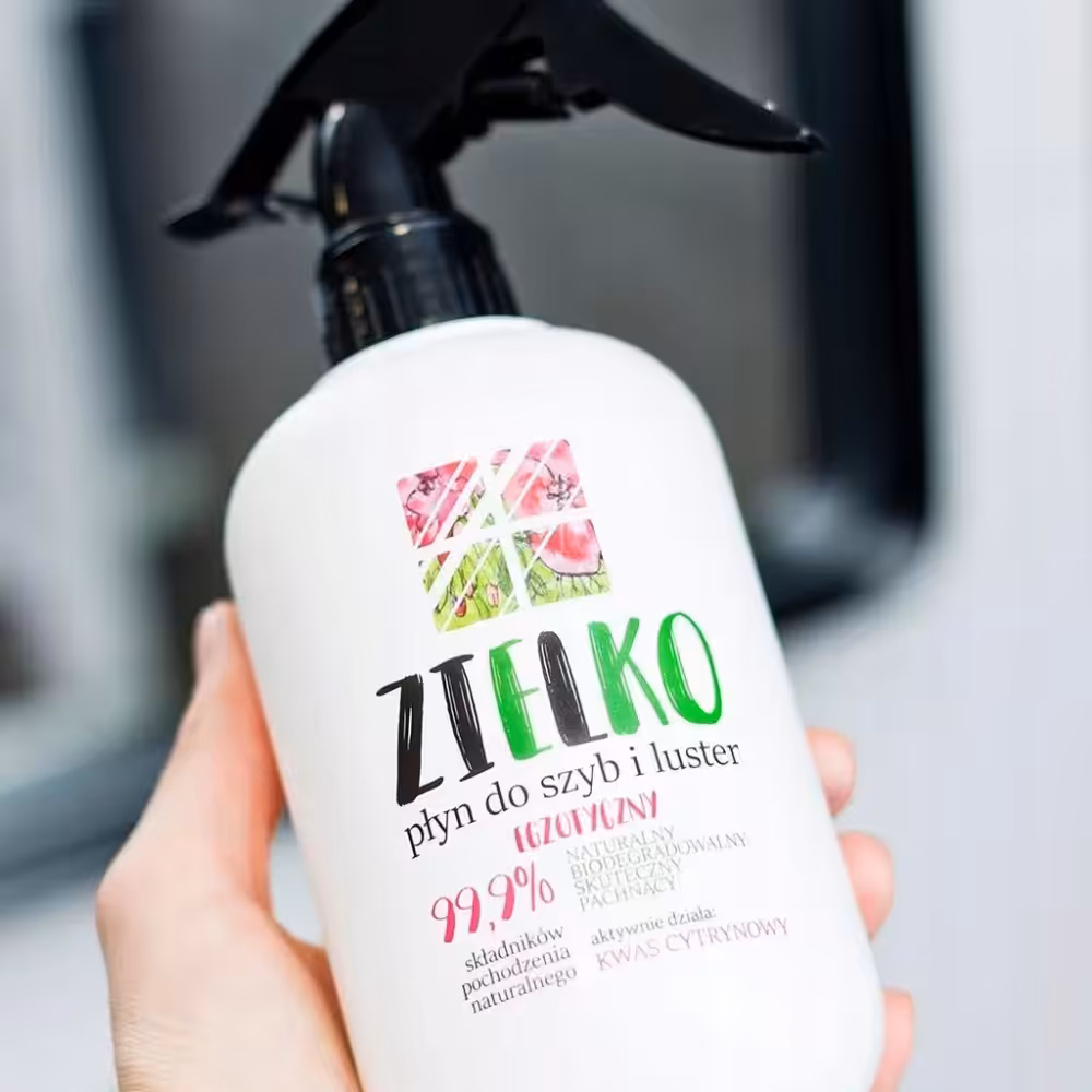 ZIELKO Płyn do szyb i luster egzotyczny NATURALNY - Biodegradowalny - obrazek 7