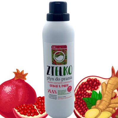 Zielko płyn do prania tkanin czarnych i ciemnych 1l Granat & Imbir
