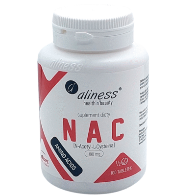 Aliness N-Acetyl-L-Cysteina (NAC) – Twoje wsparcie w detoksykacji i ochronie zdrowia