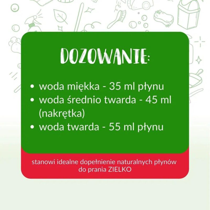 ZIELKO Płyn do płukania owocowy z lanoliną 1l - Naturalny - obrazek 5