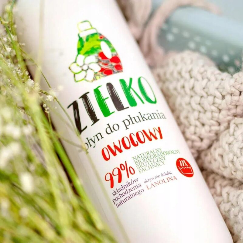 ZIELKO Płyn do płukania owocowy z lanoliną 1l - Naturalny - obrazek 6
